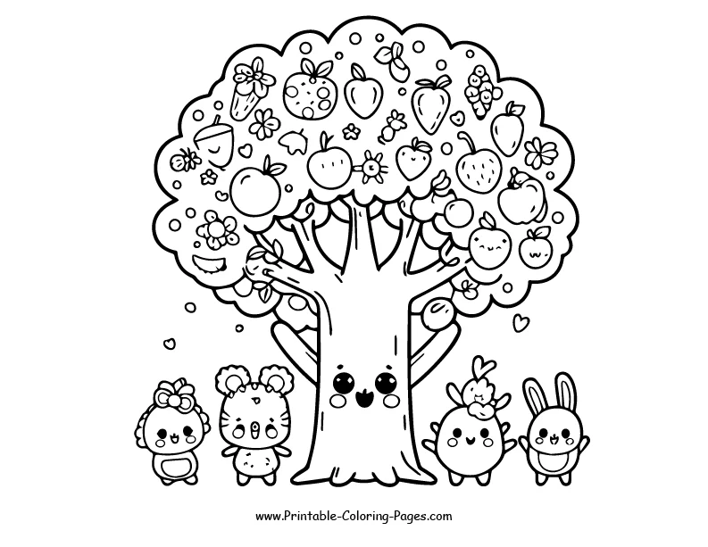 Tree www printable coloring pages.com 21