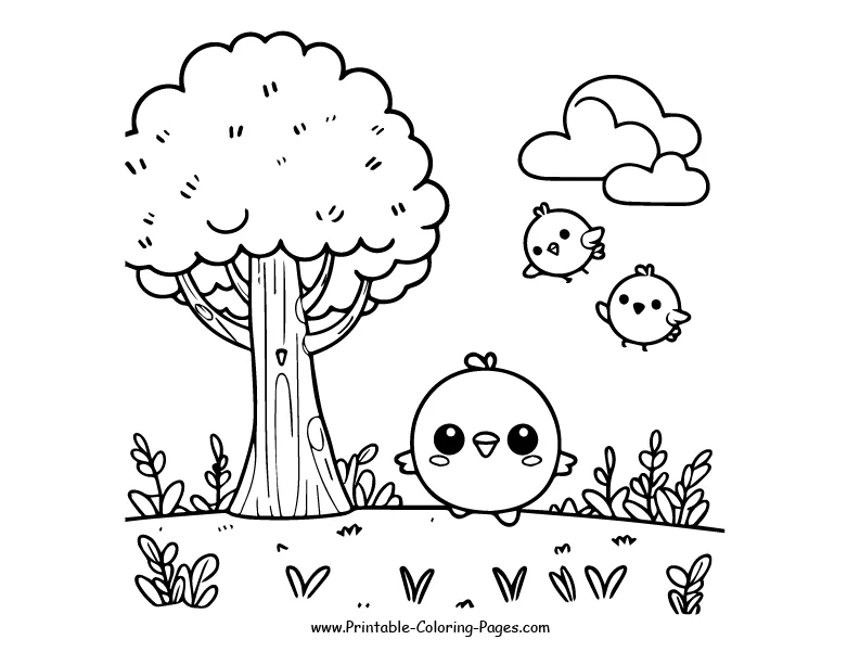 Tree www printable coloring pages.com 30