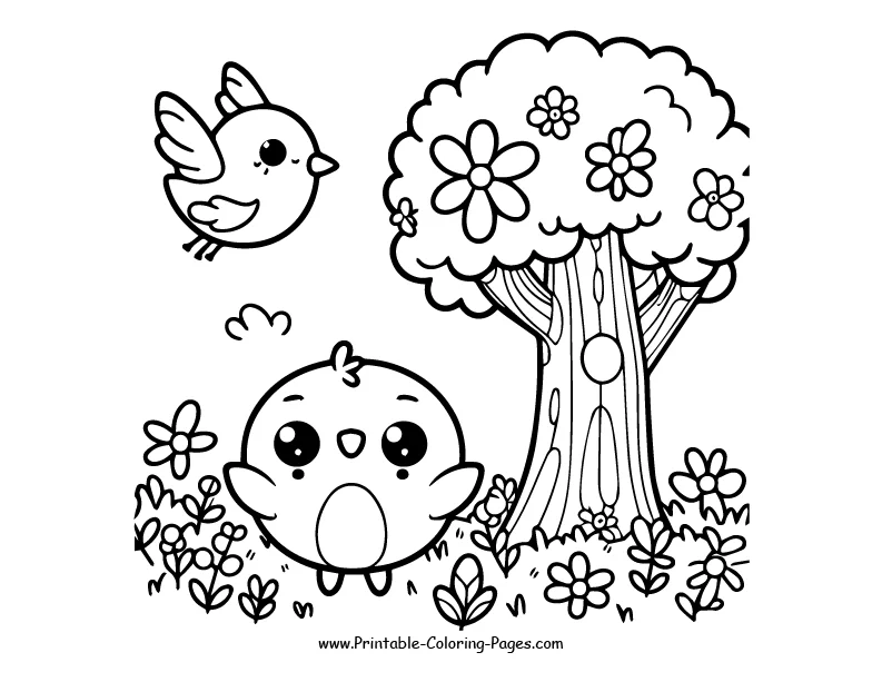 Tree www printable coloring pages.com 9