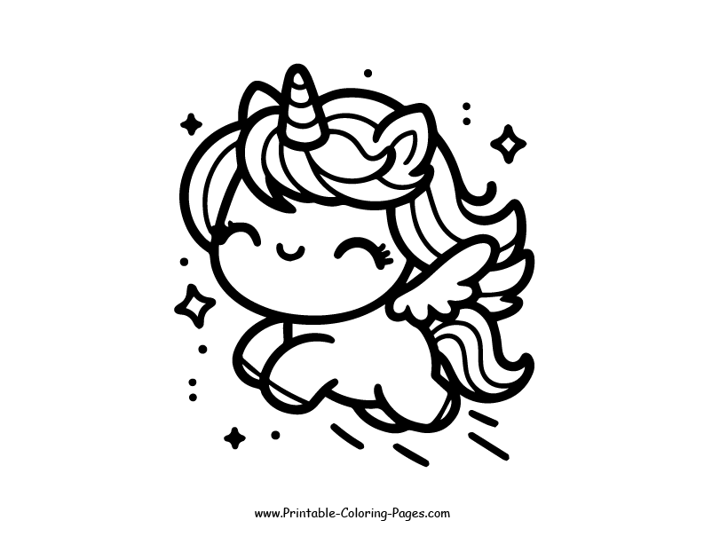 Unicorn www printable coloring pages.com 26