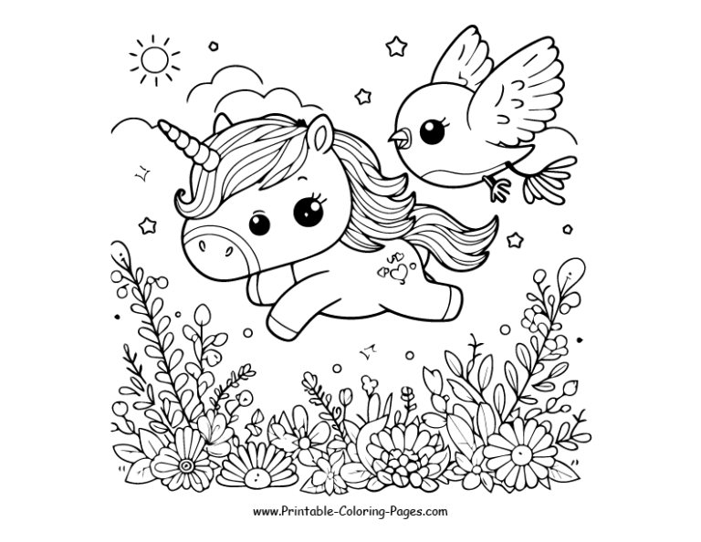 30 Free Unicorn Printable Coloring Pages: Spark Your Imagination ...