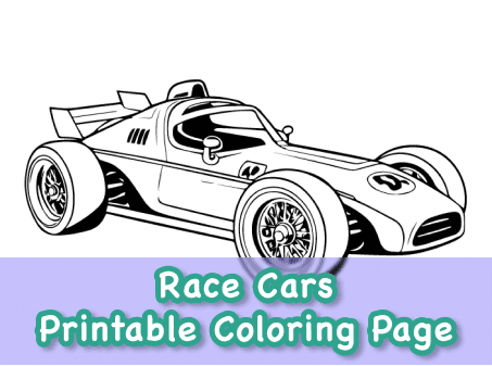 Blast Your Happiness With 20 Printable Race Car Coloring Pages!