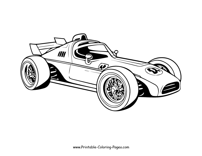 Racing car www printable coloring pages.com 14