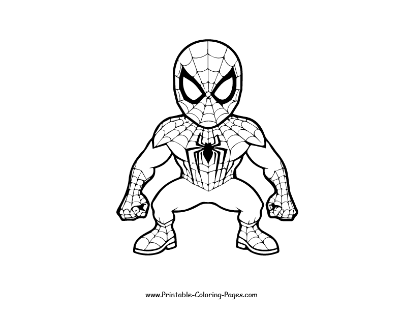 Spiderman Coloring Page