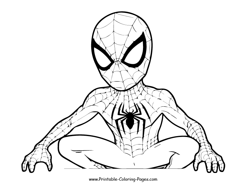 Spiderman Coloring Page