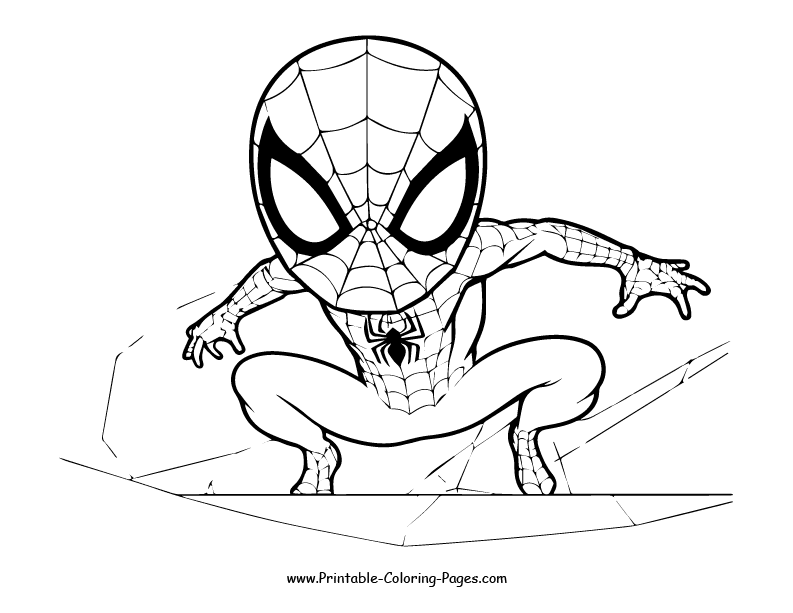 Spiderman Coloring Page