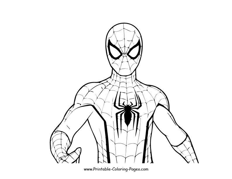 Spiderman Coloring Page