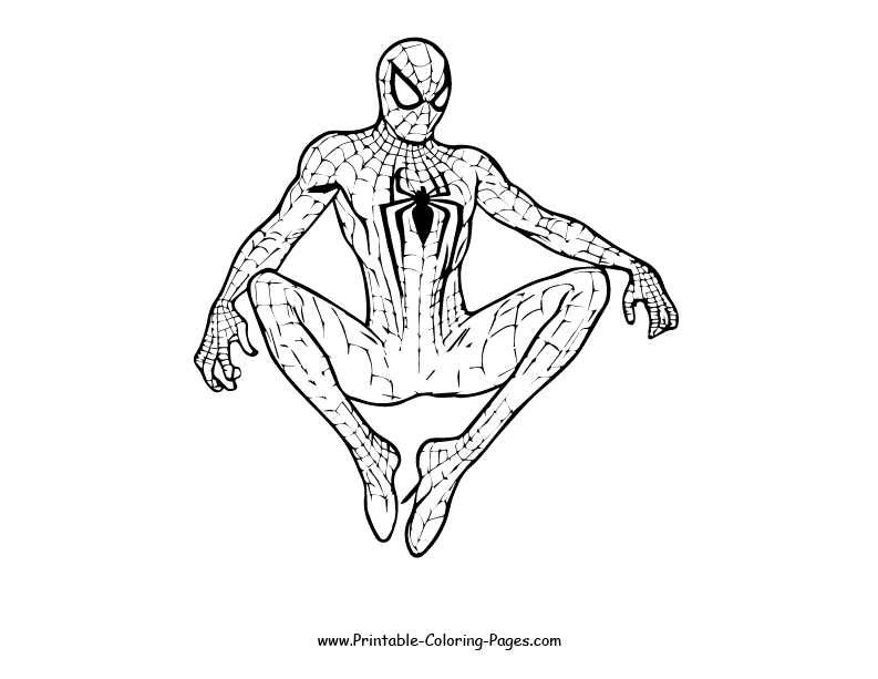 Spiderman Coloring Page