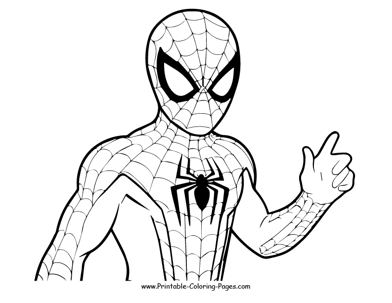 Spiderman Coloring Page