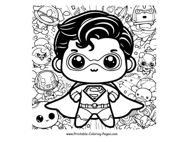 Amazing 30 Superman Coloring Pages: Unleash Your Creative Superpowers!