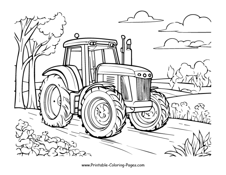 22 Free Tractors Coloring Pages: Unleashing Creativity For Young Artists