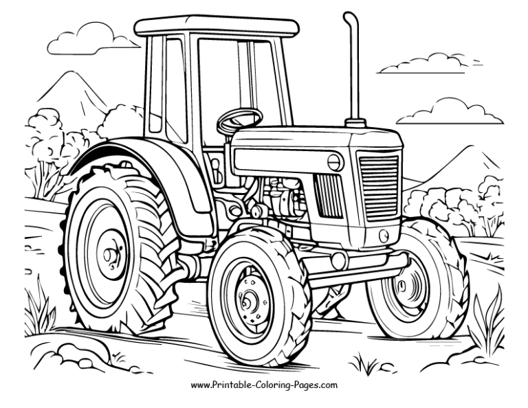 22 Free Tractors Coloring Pages: Unleashing Creativity For Young Artists