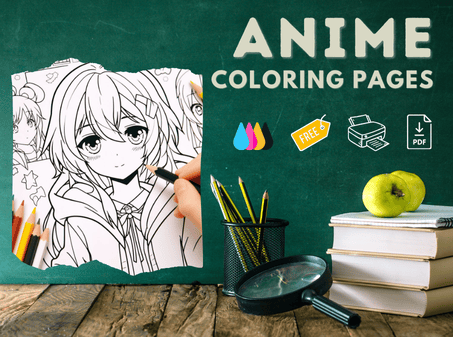 Anime Coloring Pages