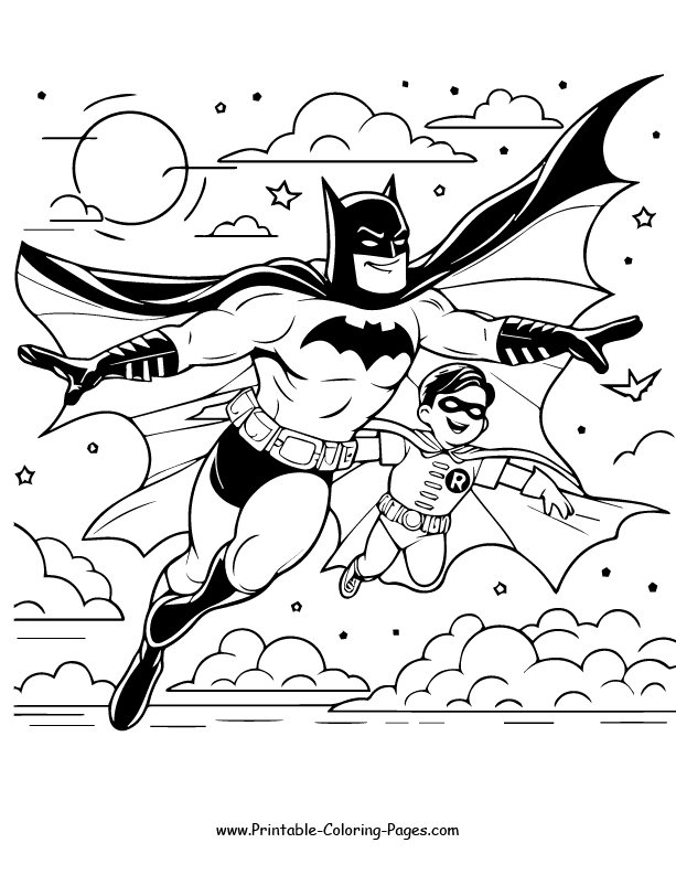 Batman Coloring Page 11