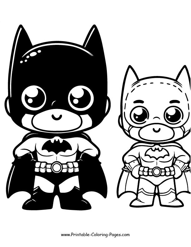 Batman Coloring Page 13