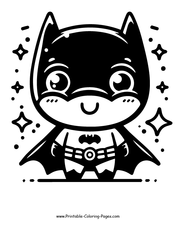 Batman Coloring Page 16