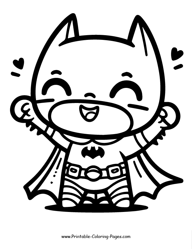 Batman Coloring Page 17