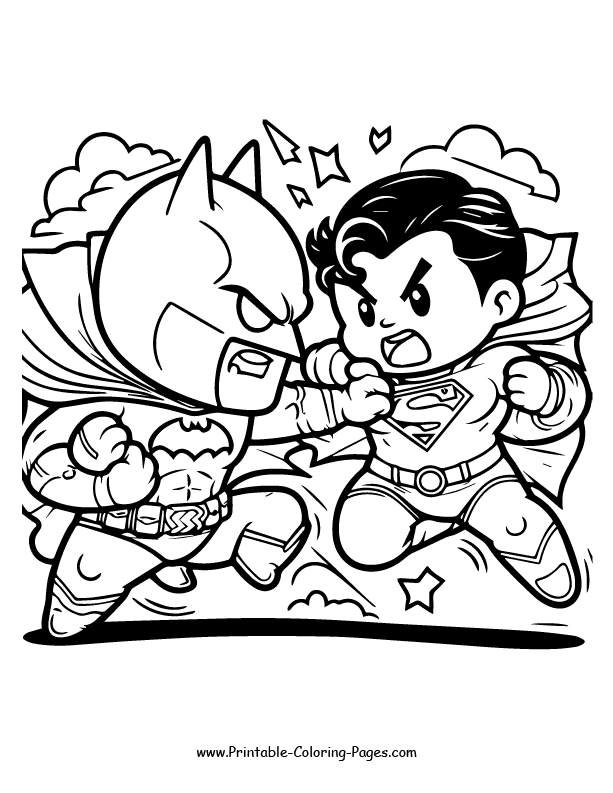 Batman Coloring Page 19