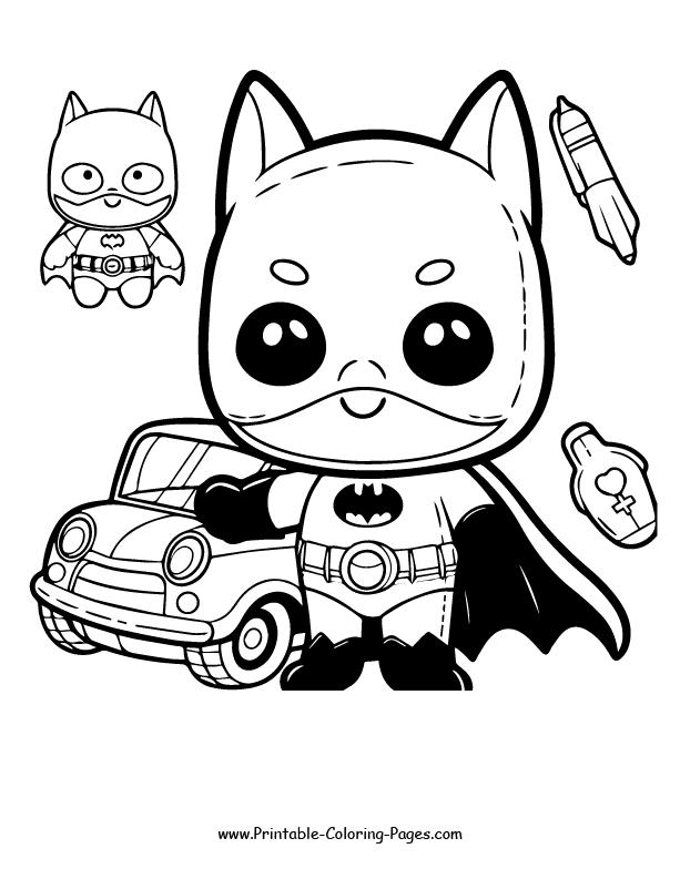 Batman Coloring Page 20