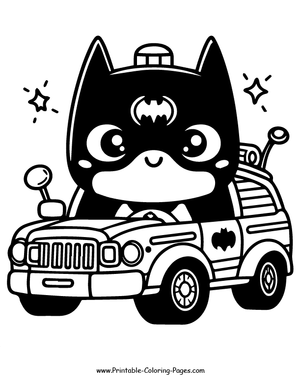 Batman Coloring Page 21