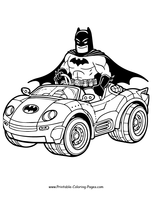 Batman Coloring Page 3