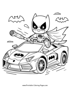 Marvelous Batman Coloring Pages: Boost Imagination (20PDF)