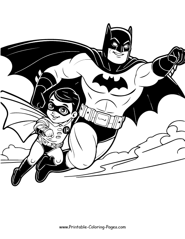 Batman Coloring Page 5