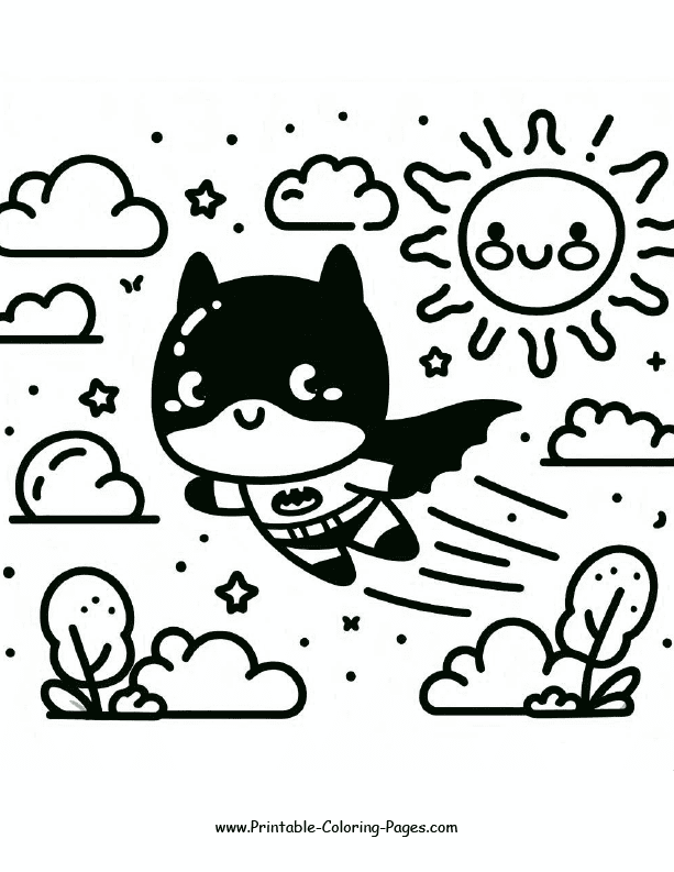 Batman Coloring Page 6