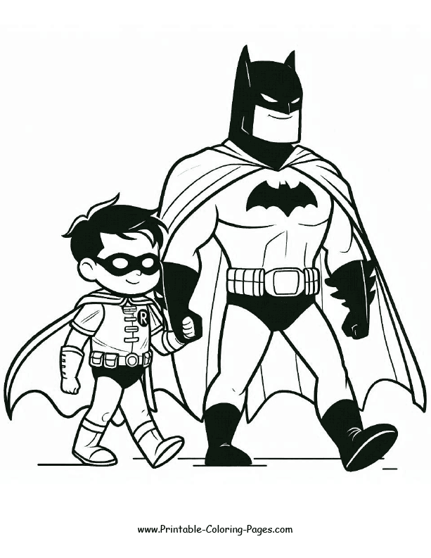 Batman Coloring Page 7