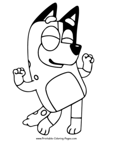 Free Bluey Coloring Pages PDFs