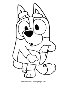 Free Bluey Coloring Pages PDFs