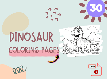 Dinosaur coloring pages