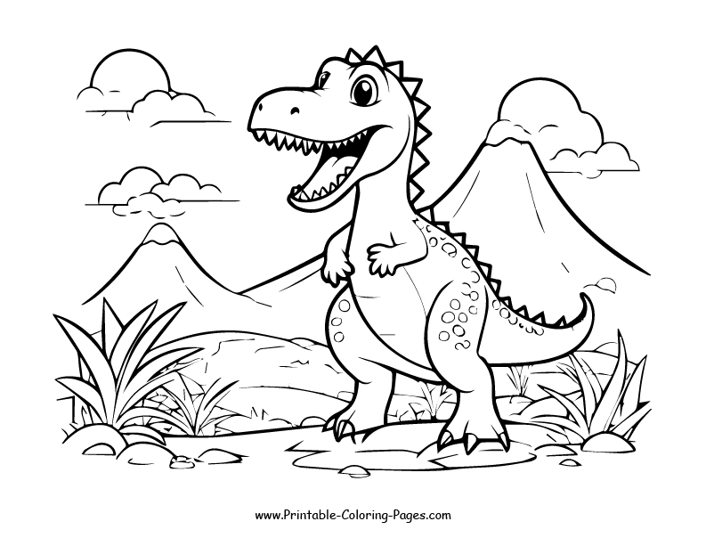 Amazing Dinosaur Coloring Pages : Explore The Jurassic World Of ...