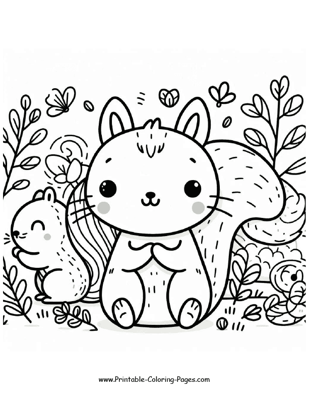 Spring Coloring Page