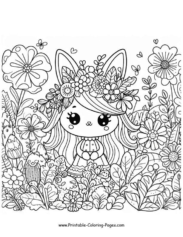 Spring Coloring Page 11