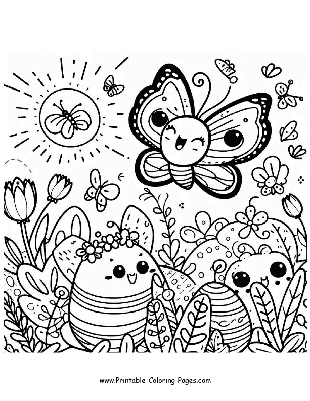 Spring Coloring Page 18