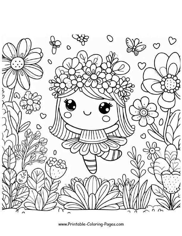 Spring Coloring Page 19