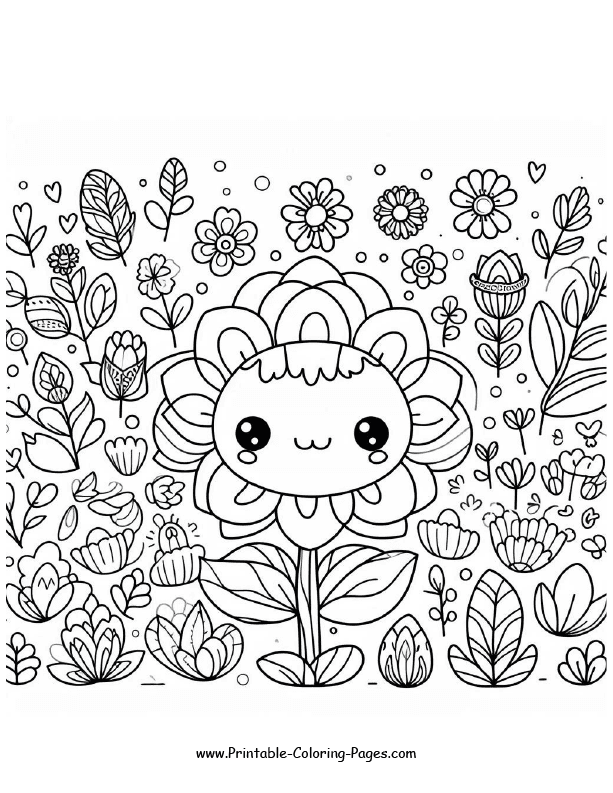 Spring Coloring Page 23