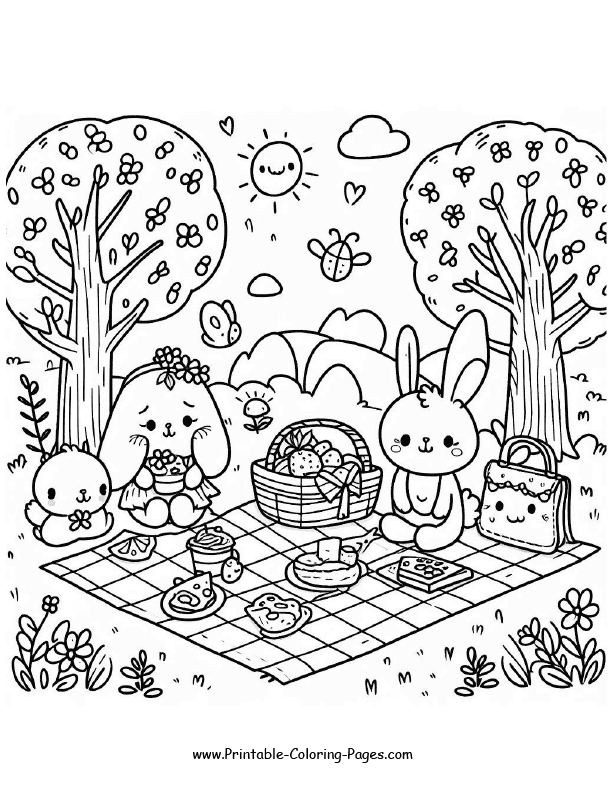 Spring Coloring Page 24