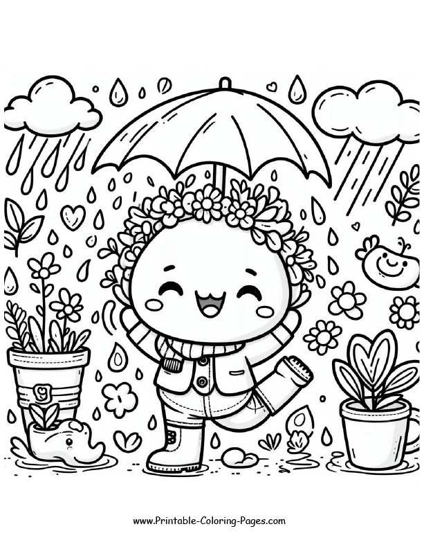 Spring Coloring Page 26