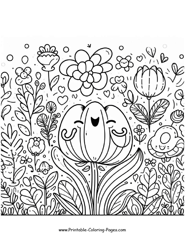 Spring Coloring Page 27