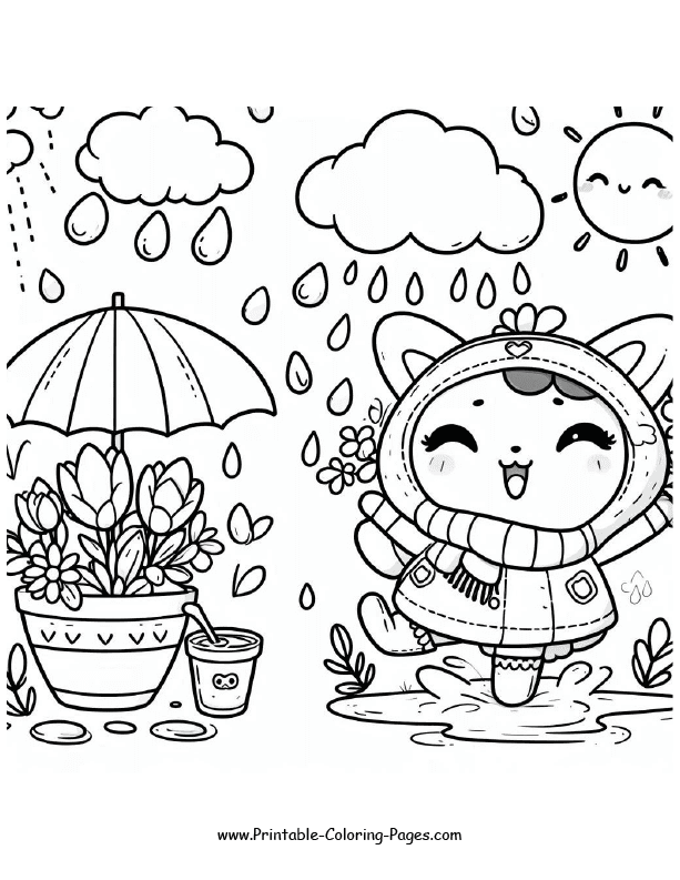 Spring Coloring Page 29