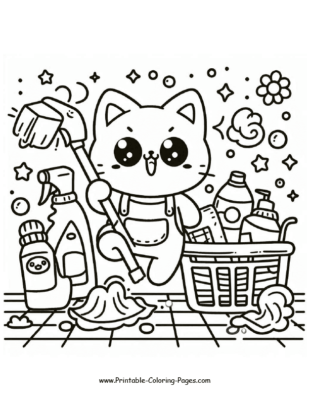 Spring Coloring Page 4