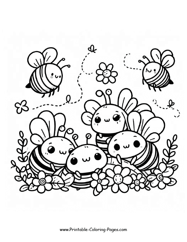 Spring Coloring Page 6