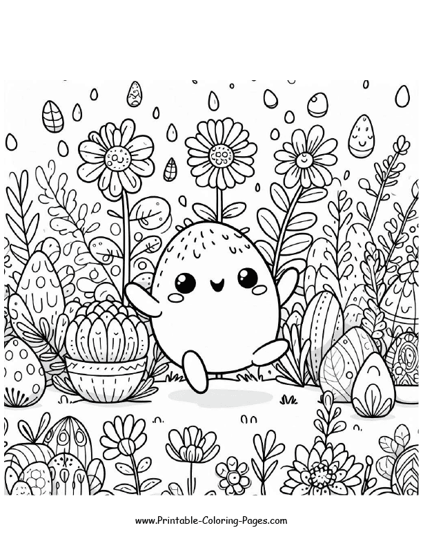 Spring Coloring Page 7