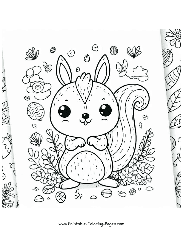 Spring Coloring Page 9