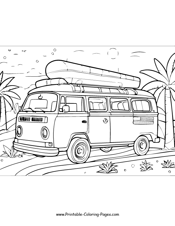 Summer Coloring Pages 16