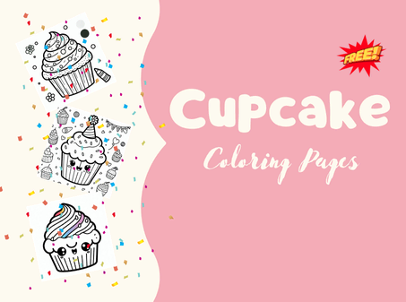 Cupcake Coloring Pages