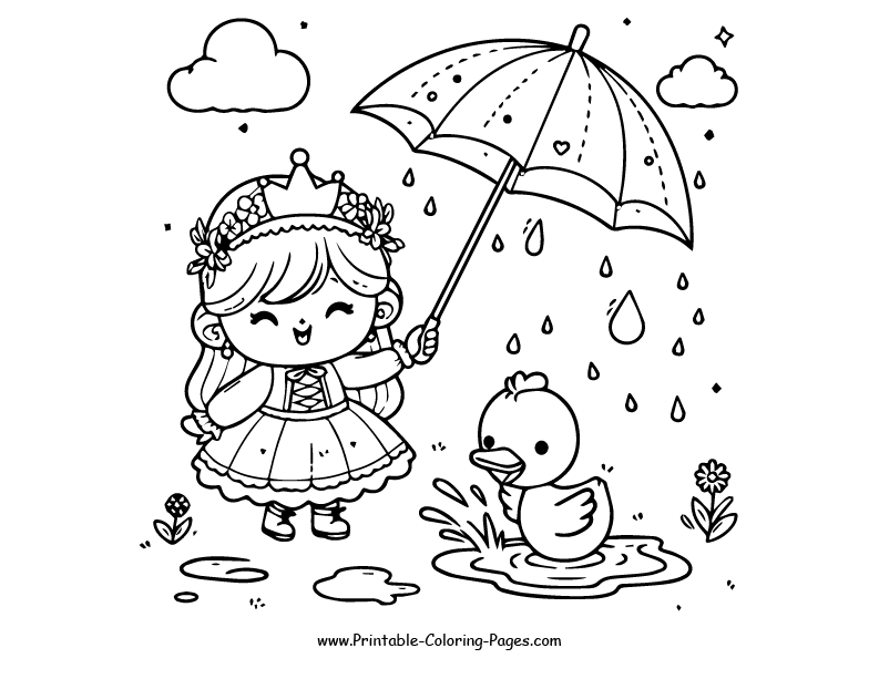 princess coloring pages 13