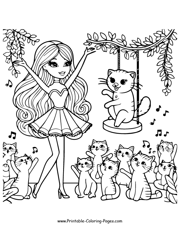 Barbie coloring pages